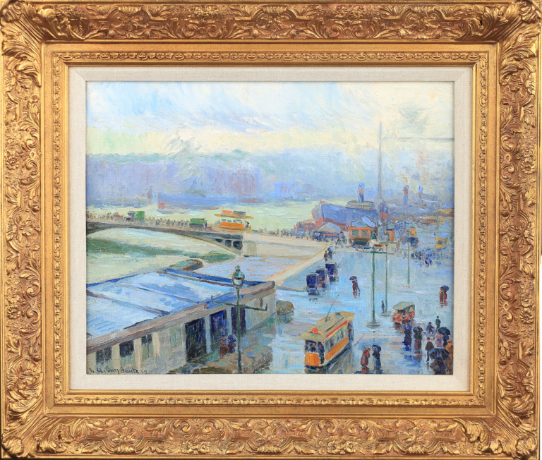 Steam Train at the Dockside - Alan Barnes Fine Art